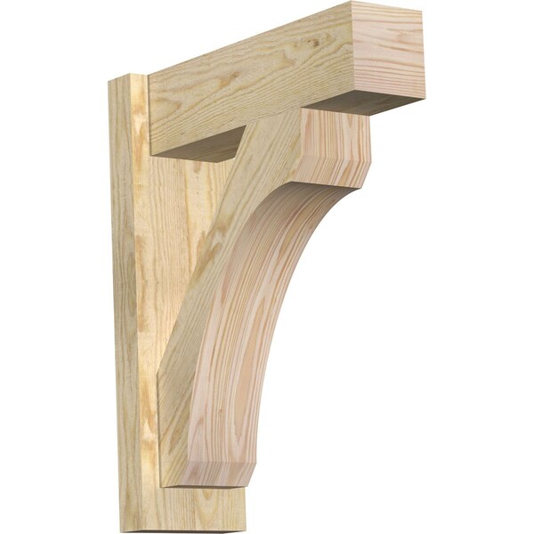 Ekena Millwork Legacy Block Rough Sawn Outlooker, Douglas Fir, 6"W x 18"D x 22"H OUT06X18X22LEC05RDF - main
